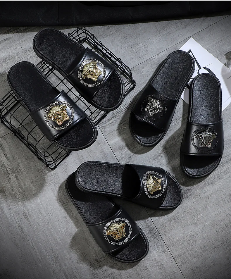 
New Arrivals 2021 Summer Men Plastic Pvc Sandals Top Quality Open Toe Wholesale Slide Sandals Custom Logo 