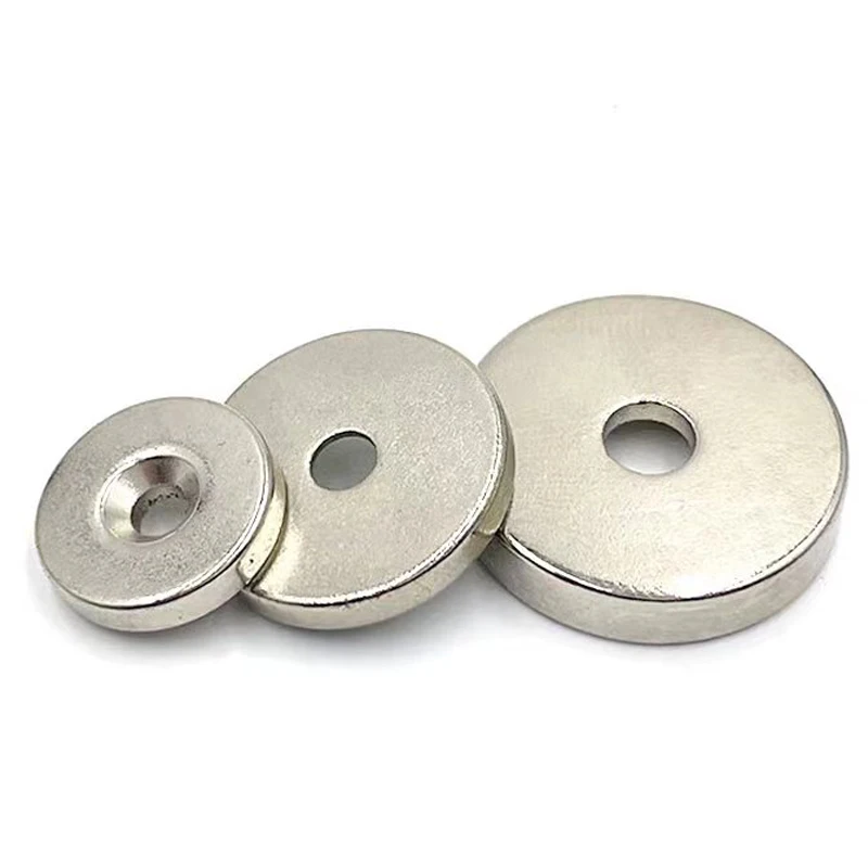 Cylinder Round Ring Ndfeb Magnets Largest N42SH Neodymium Magnetic for Sensor Robots