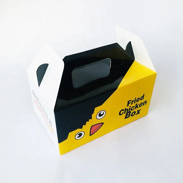Custom Printed Food Paper Packaging Fried Chicken Boxes