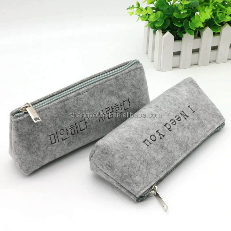 Оптовая продажа, фетровый пенал, сумка для ручек для школы, детский подарок, сумка для очков, косметичка, фетровый пенал