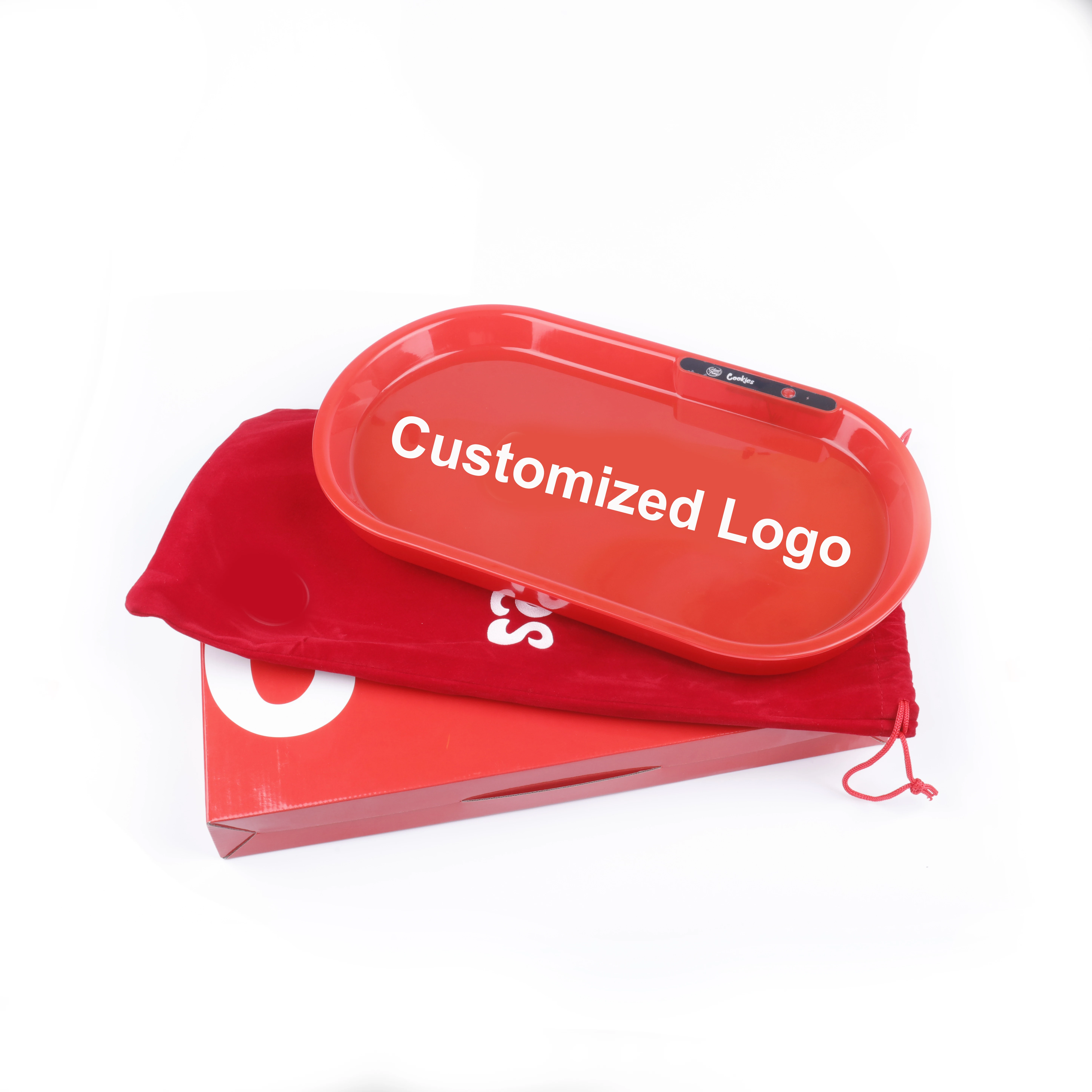 Заводская розничная продажа, логотип под заказ, оптовая продажа, металлический цветной поднос для курения табака, поднос под заказ