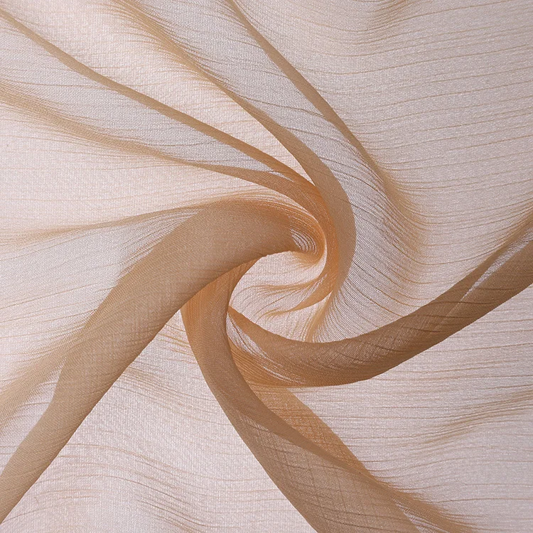 Fashiontex crepe fabric chiffon 30D Yoryu 100% polyester cheap chiffon crepe fabric