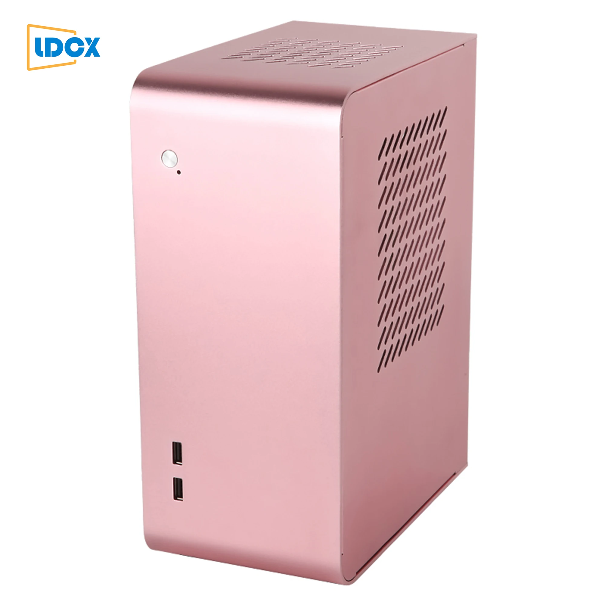 LDCX U110 pure aluminum vertical ITX desktop mini PC computer case
