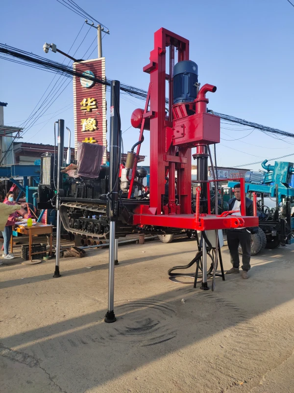 200m Deep Hole Water Well Drilling Rig With Mud Pump For Worldwide Underground Borehole Machine Equipments