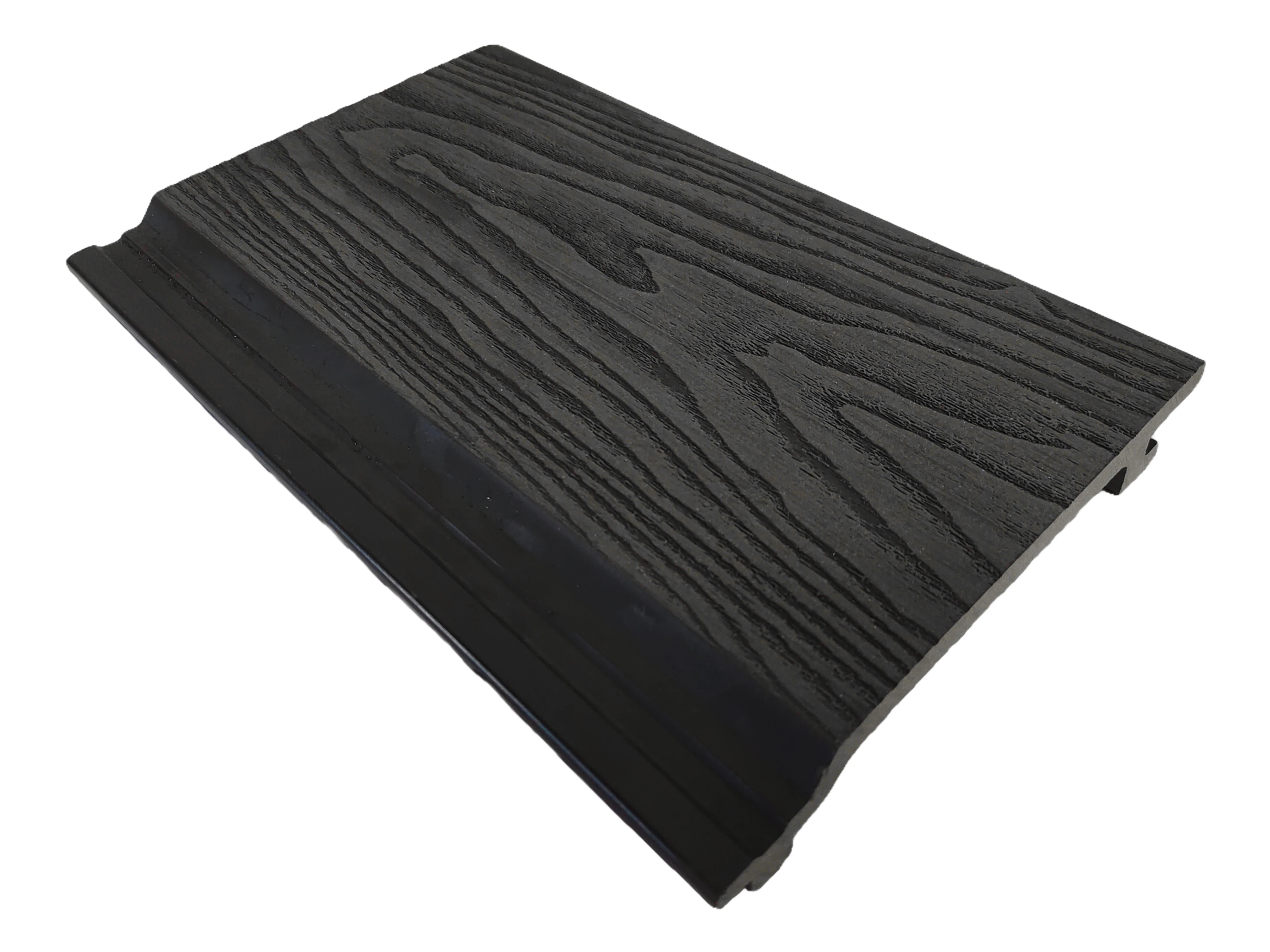 UV-resistent 3D Embossing WPC Wall Panel Exterior Wall Cladding WPC Outdoor Decorative Wall Panel