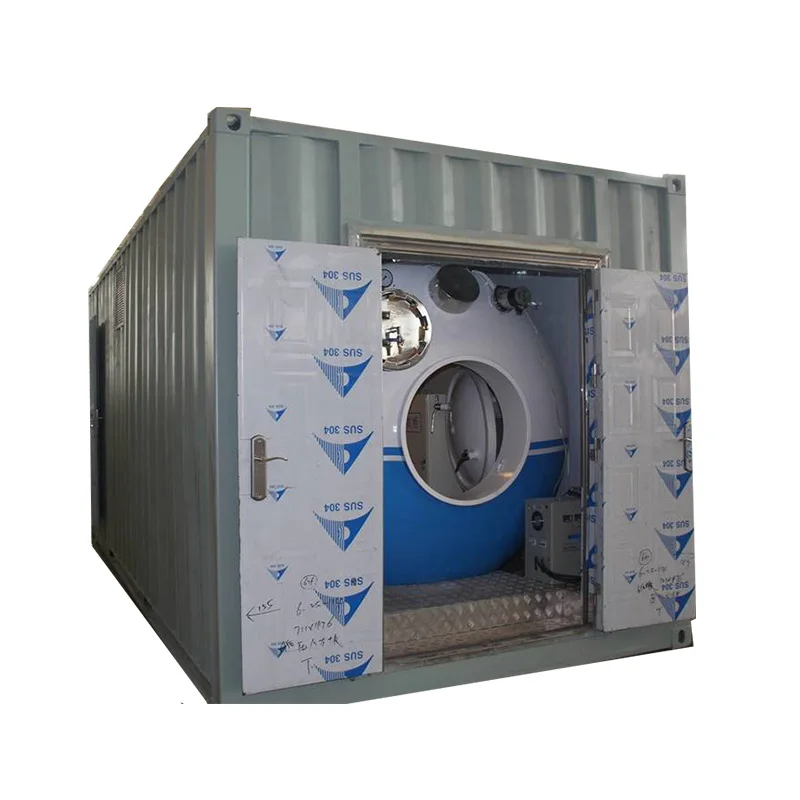 HY 10ATA for DDC manufacturer durable steel hyperbaric oxygen chamber salvage decompression chamber