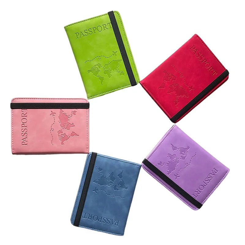 Custom Passport Holder Wallet - RFID Blocking Leather Travel Accessories, Essentials for Men & Women