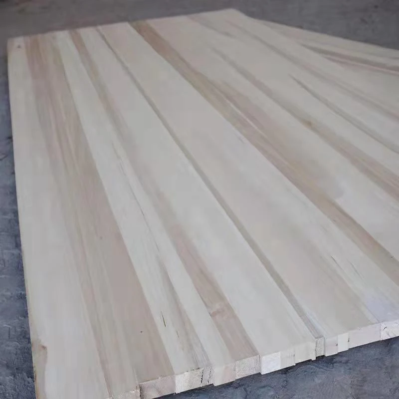Poplar plates edge glue joint board wood finger joint board panel lumber for indoor outdoor decoration furniture E0E1 FSC
