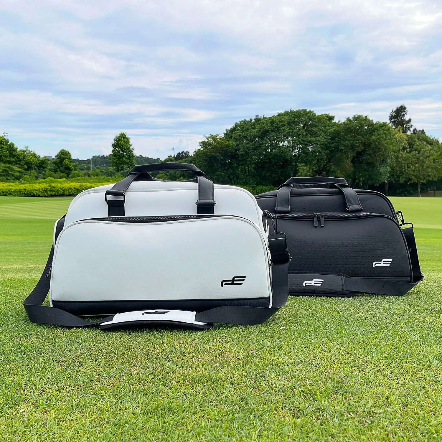 Custom Golf Boston Bag Golf Clothes Bags with Shoesbag Large Capacity Golf Duffel Bag