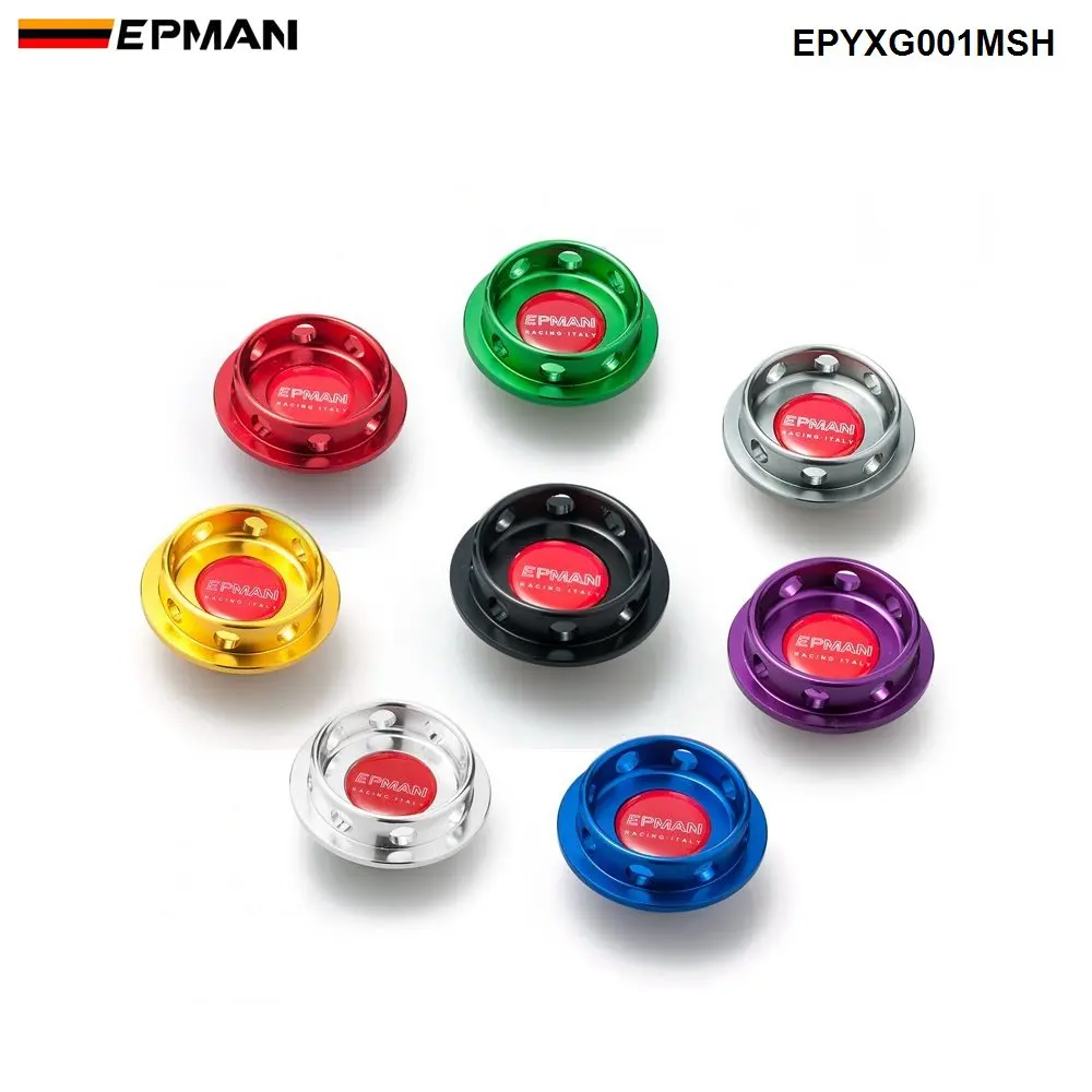 EPMAN Billet Engine Oil Filler Cap Fuel Tank Cover For Mitsubishi Most Car Models JDM EPYXG001MSH