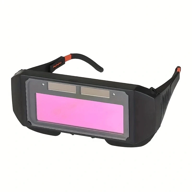 Solar Auto-Dimming Welding Goggles With Adjustable Lamp Shade,2 Sensor Welder Glasses For TIG MIG MMA Plasma