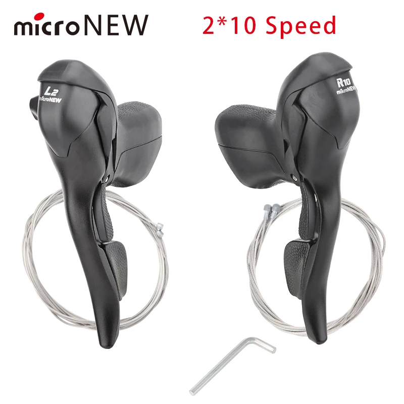 MicroNEW road bike gear lever 3*10 Speed 105 kit R7000 2*10 Speed brake lever dual control lever