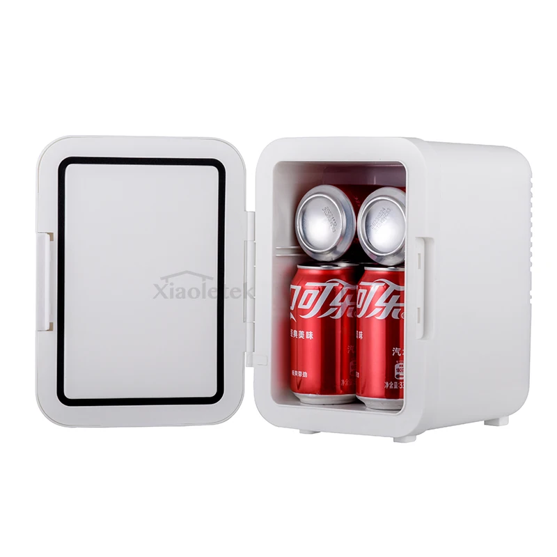 Professional White 4L Portable Beauty Mini Fridge Electric Home Use Skin Care Small Refrigerator With USB Cable