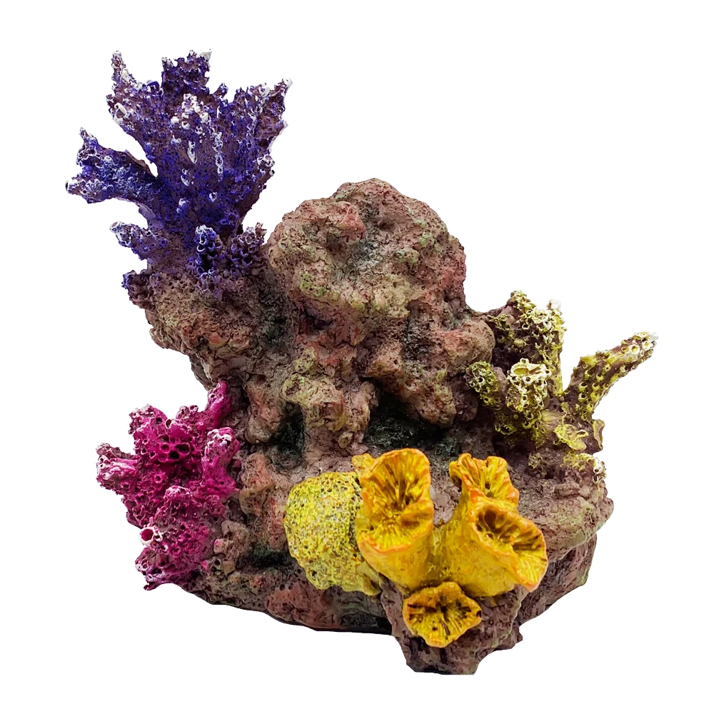 Wholesale Fish Tank Resin Artificial coral reef Aquarium Landscaping Decoration
