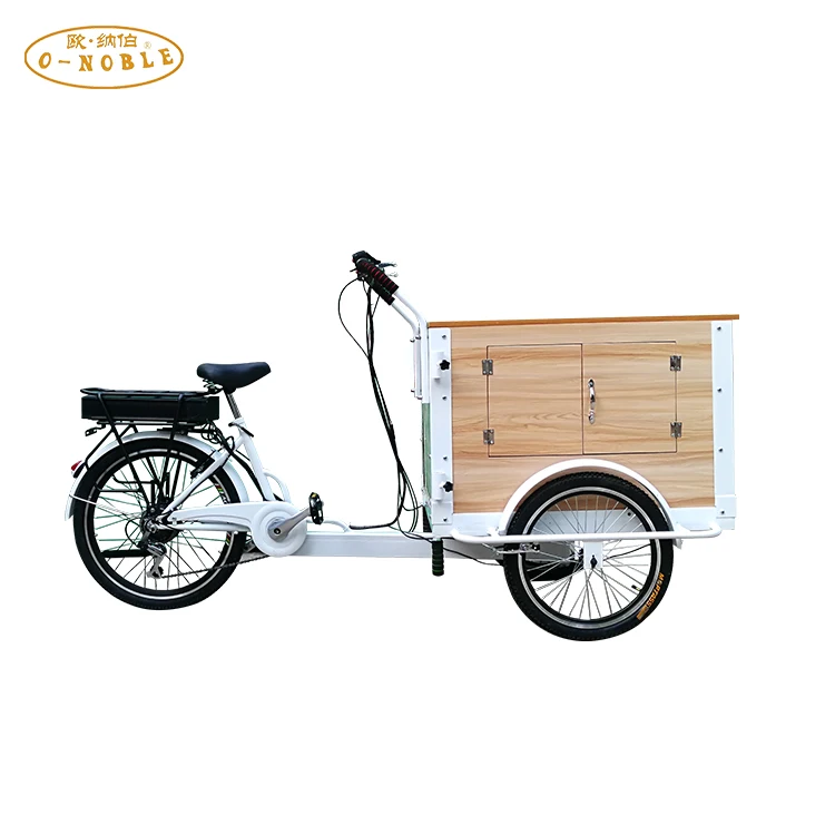 O-NOBLE Commercial Tricycle Delivery Bike passenger tricycle with cabin