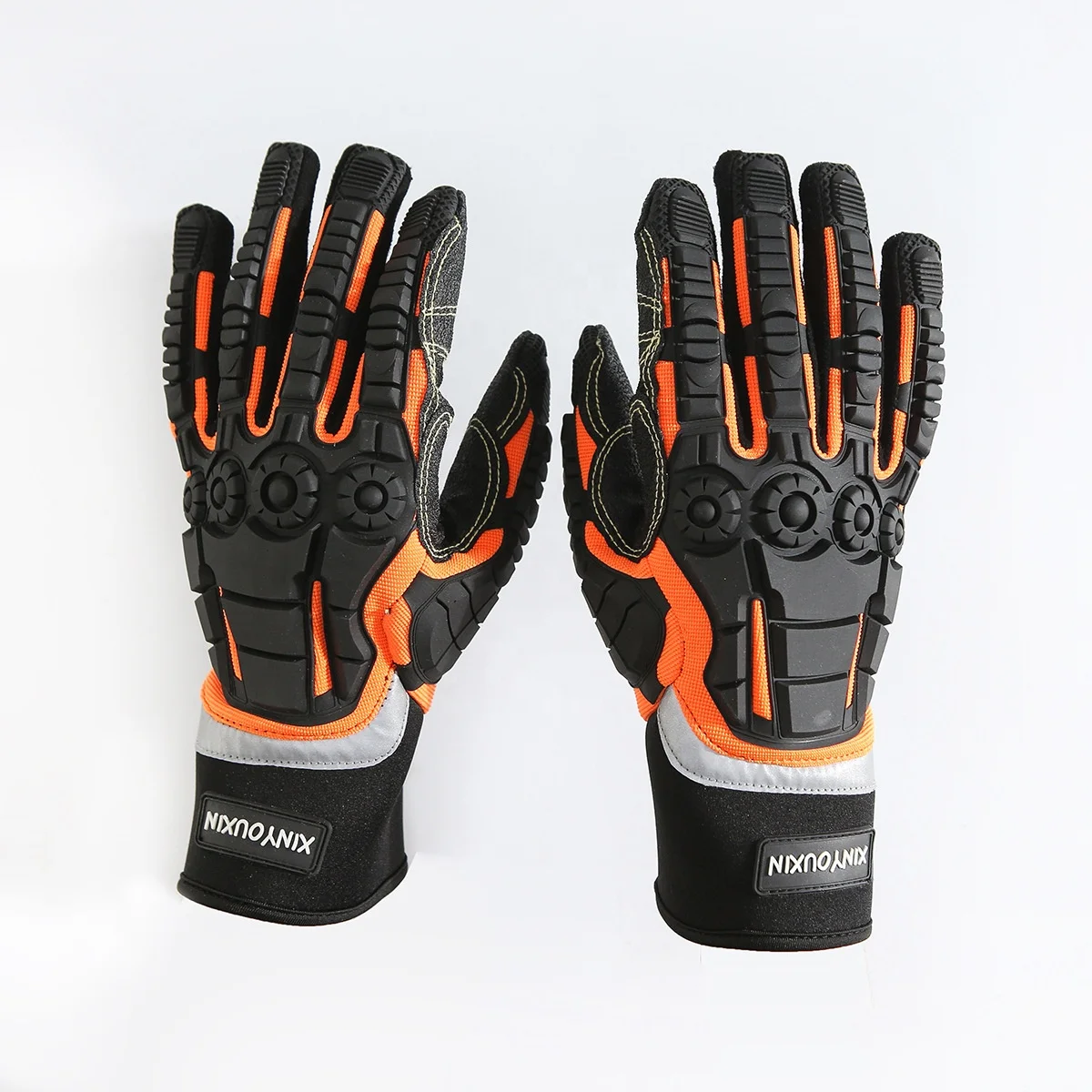 Oil and Gas Industry PPE Products A6 Cut Level High Impact Protection Mechanics Gloves