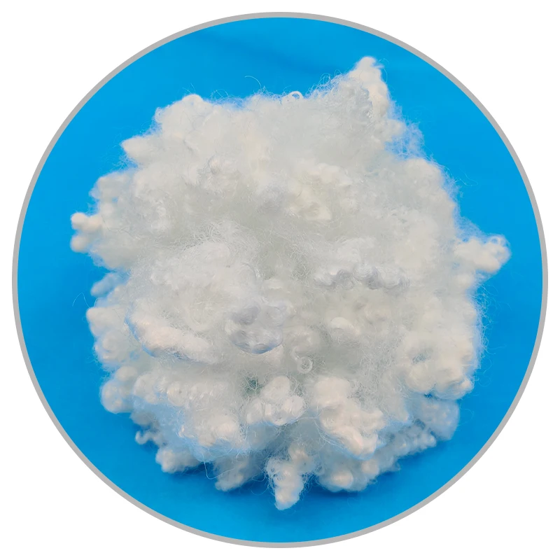 Переработанное полиэфирное волокно 3d hcs 15d 7d 64 мм для домашнего