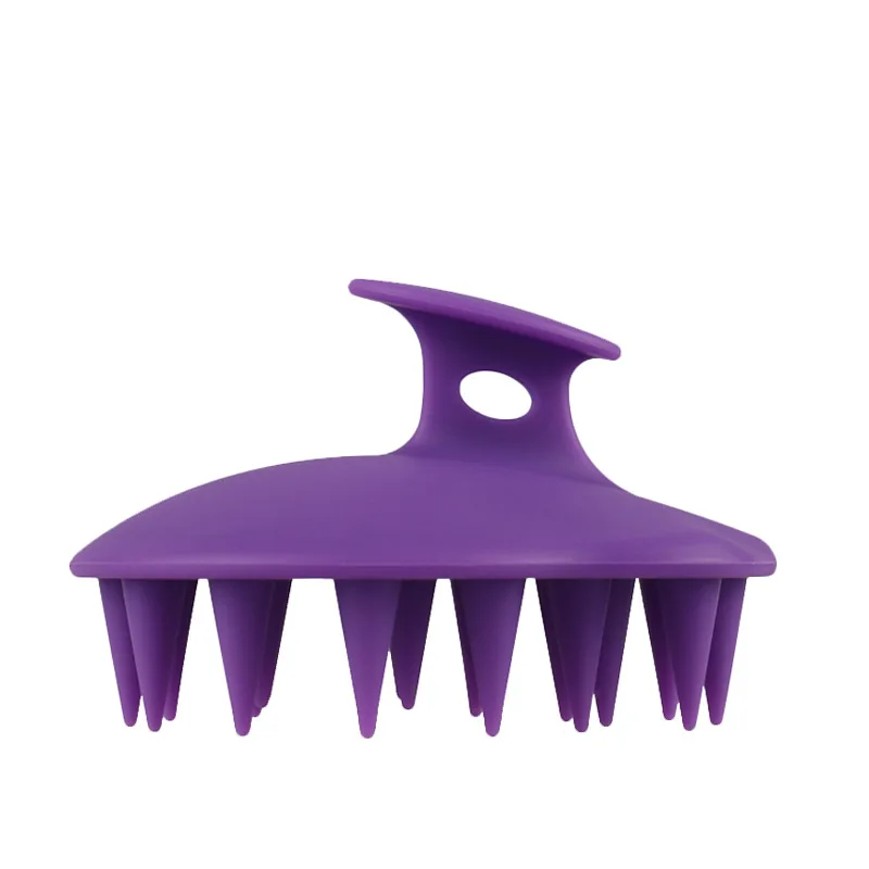 Fashion Shampoo Brush Soft Silicone Hair Scalp Massager Shower Massage Brush