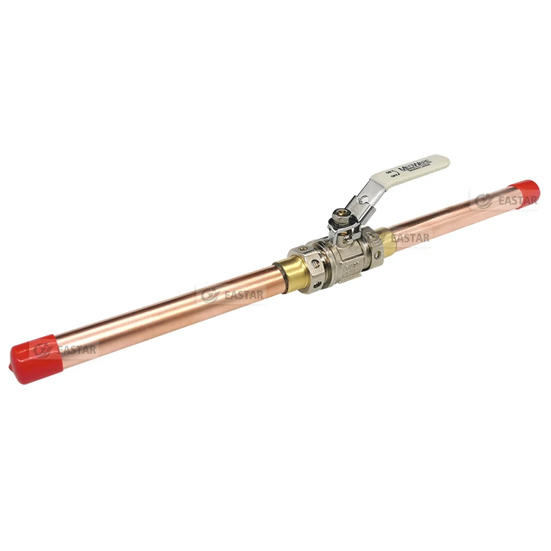 China Factory OEM En13348 2 piece Brass Medical Oxygen Gas Line Valve with Extensions