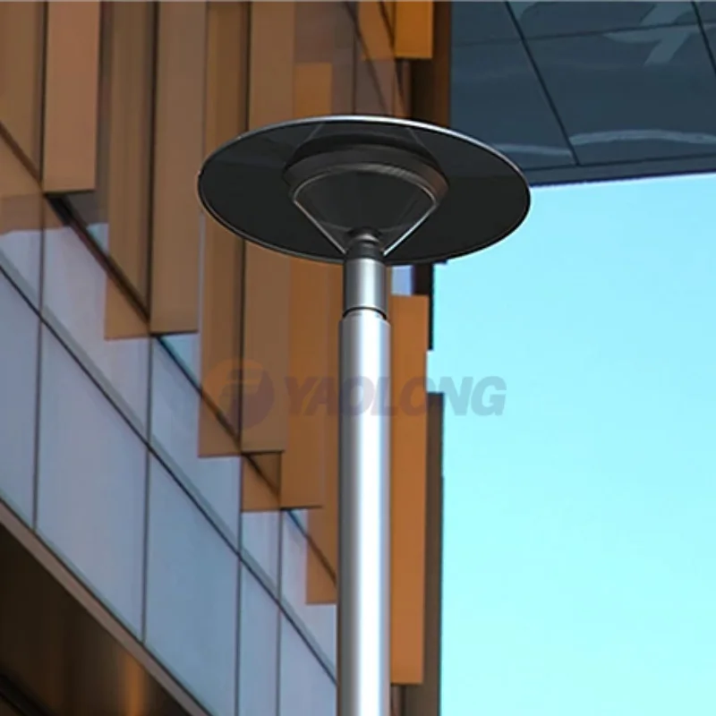 new 3 meter spun pole for street lamp aluminum alloy lamp post bases