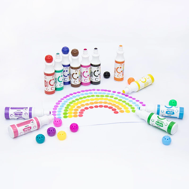 Wholesale OEM KIDS washable bingo dot graffiti Markers Painting set for children DIY drawing toys