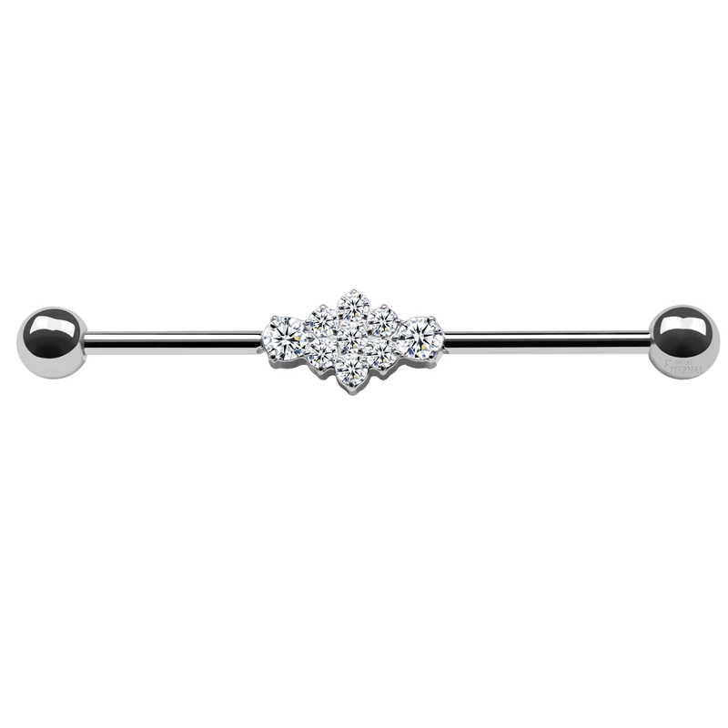 Eternal Metal ASTM F136 Titanium Internally Threaded CNC piercing earings titanium