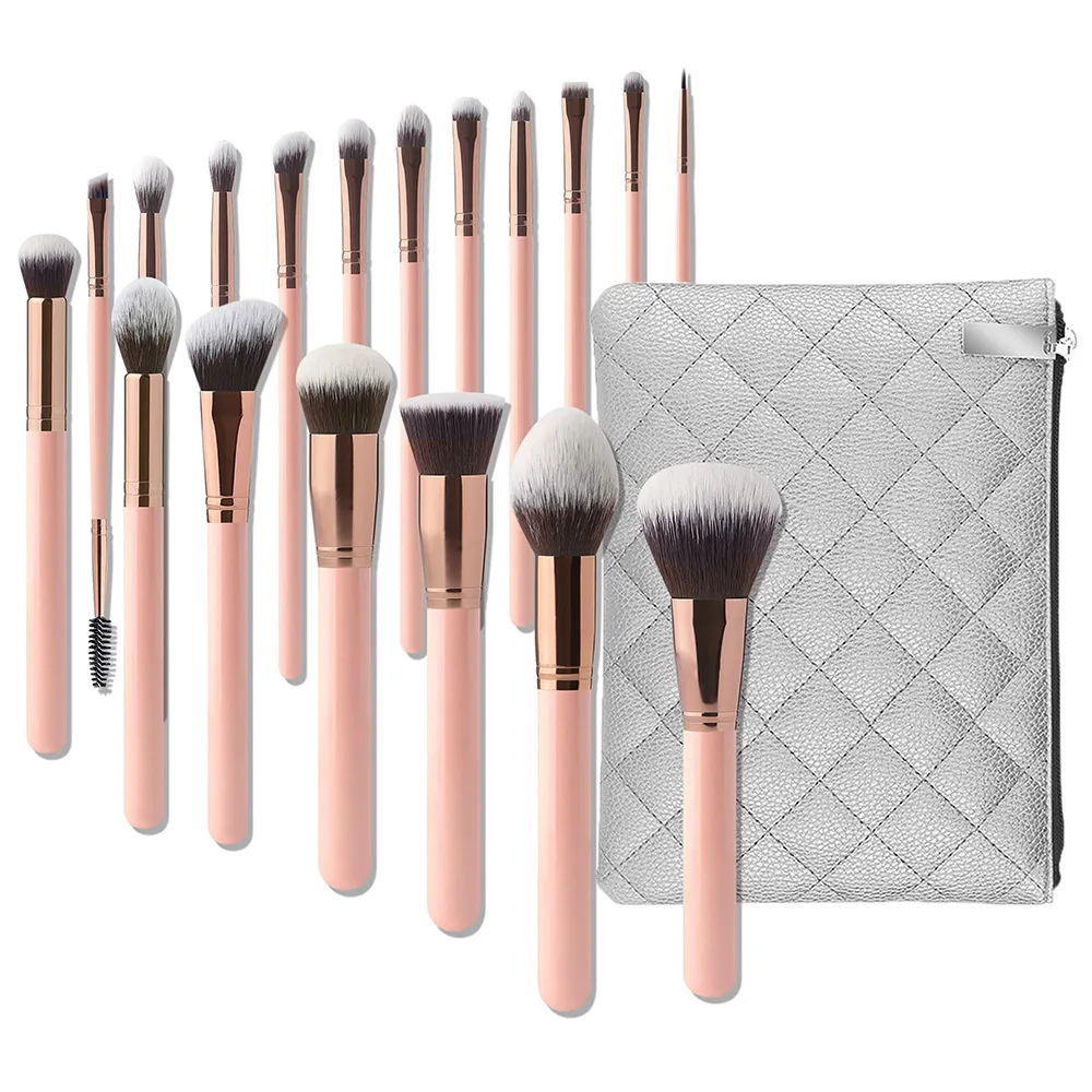 25 Years Manufacturer -Zhengyi Industry OEM/ODM Premium Professional Brushes Makeup 18pcs Cute Makeup Brushes with Case