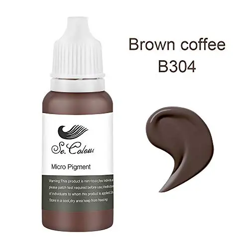 Free sample ! Private label pmu pigment 15ml Semi permanent makeup tattoo ink for eyebrow,eyeliner,lips