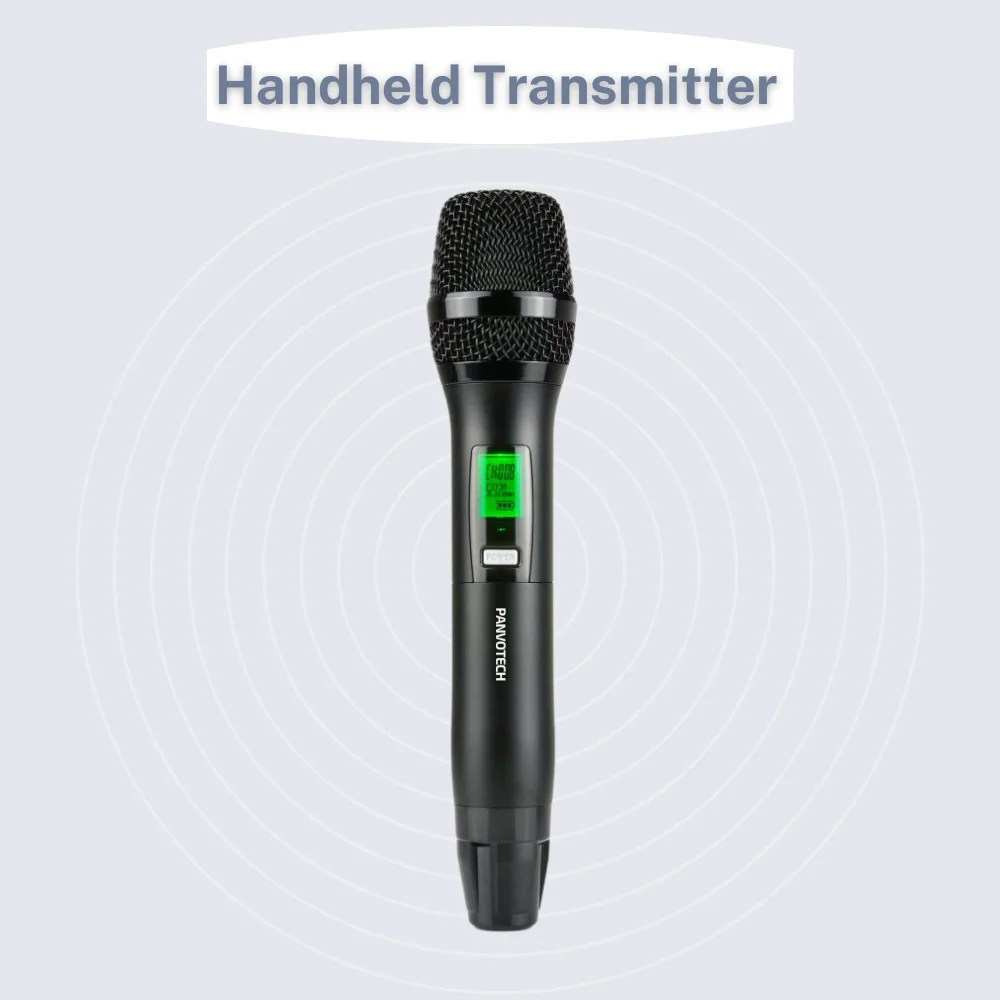 Panvotech pu-520 Long Distance Church Handheld Speech Cordless Professional Uhf Wireless Microphone