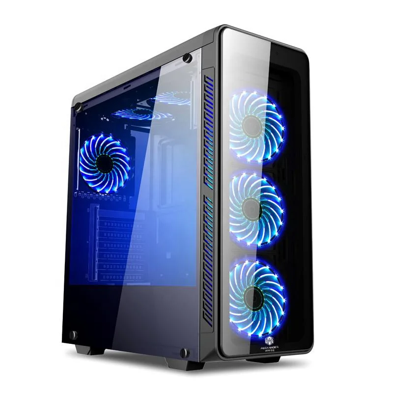 JNP-C806 большая особенность металлическая верхняя крышка ATX полный корпус компьютера БАШНЯ ИГРОВОЙ