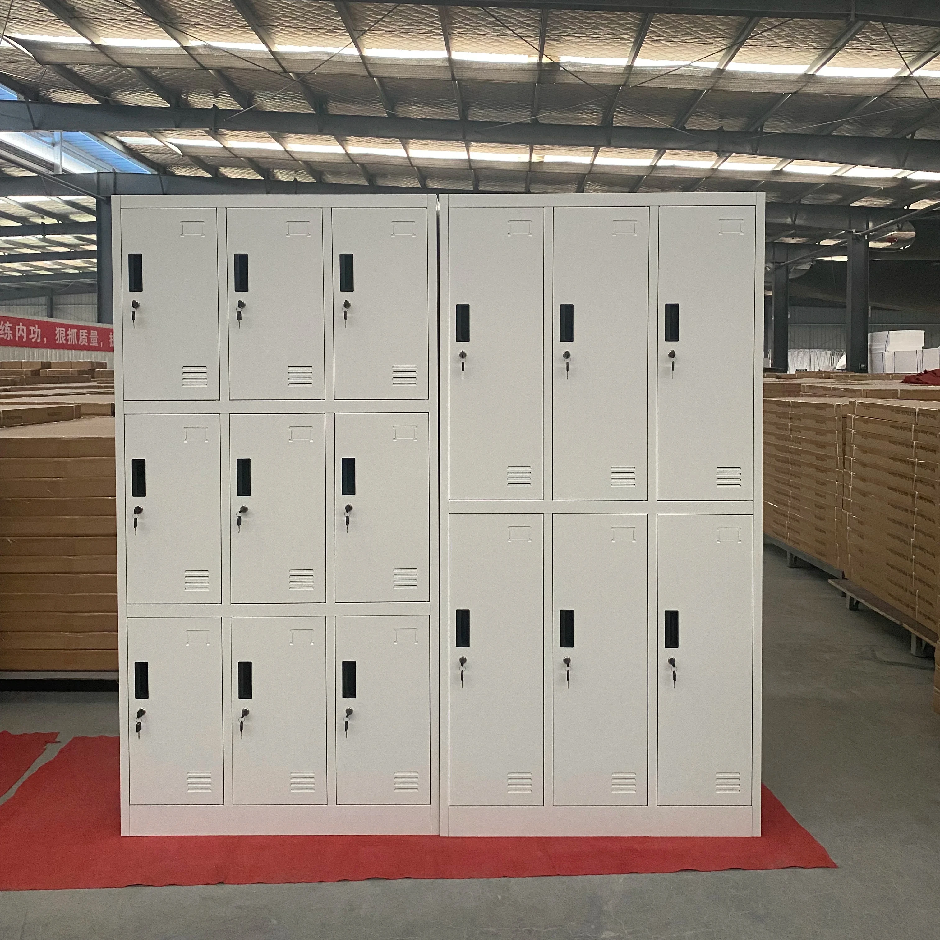 Top Sale 6 door Steel  Locker Cabinet for office