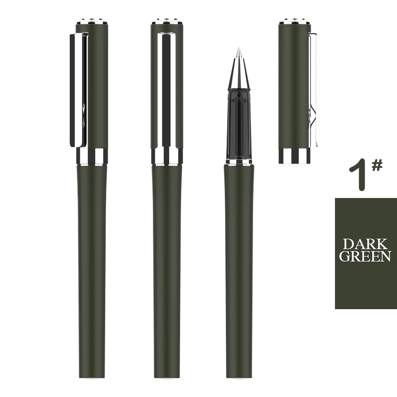 Гравировка розовая Роскошная Золотая цветная металлическая шариковая ручка