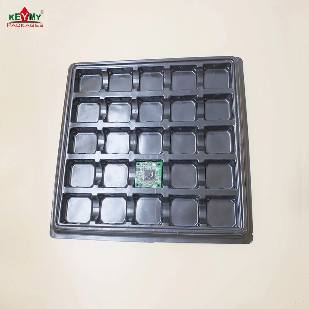 plastic blister tray, customize antistatic PVC blister tray for electronic components, PCBA package