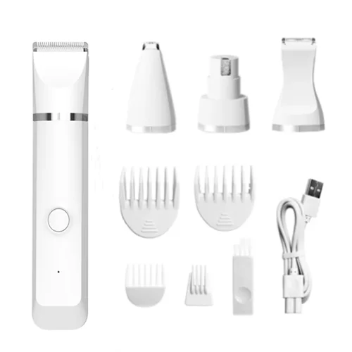 Portable Professional Rechargeable Pet Grooming Cat Clippers Dog Clippers With Detachable Blades For Small Dogs