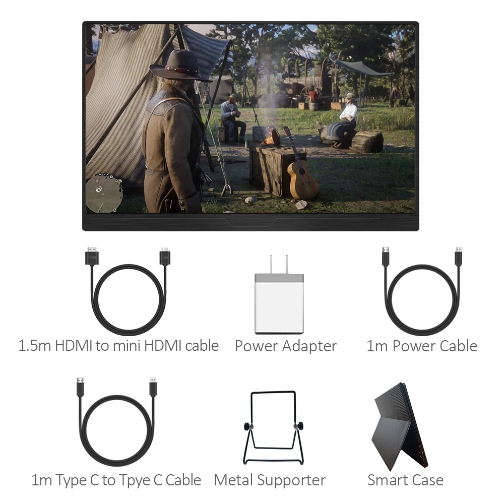 
14 inch multi-function portable monitor 3840x2160 lcd monitors computer gaming Monitor 