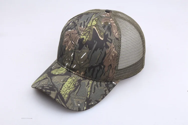 Factory Oem Fashion Customizable Camouflage Outdoor Sport Hats Multiple Styles Logo Choice Baseball Caps