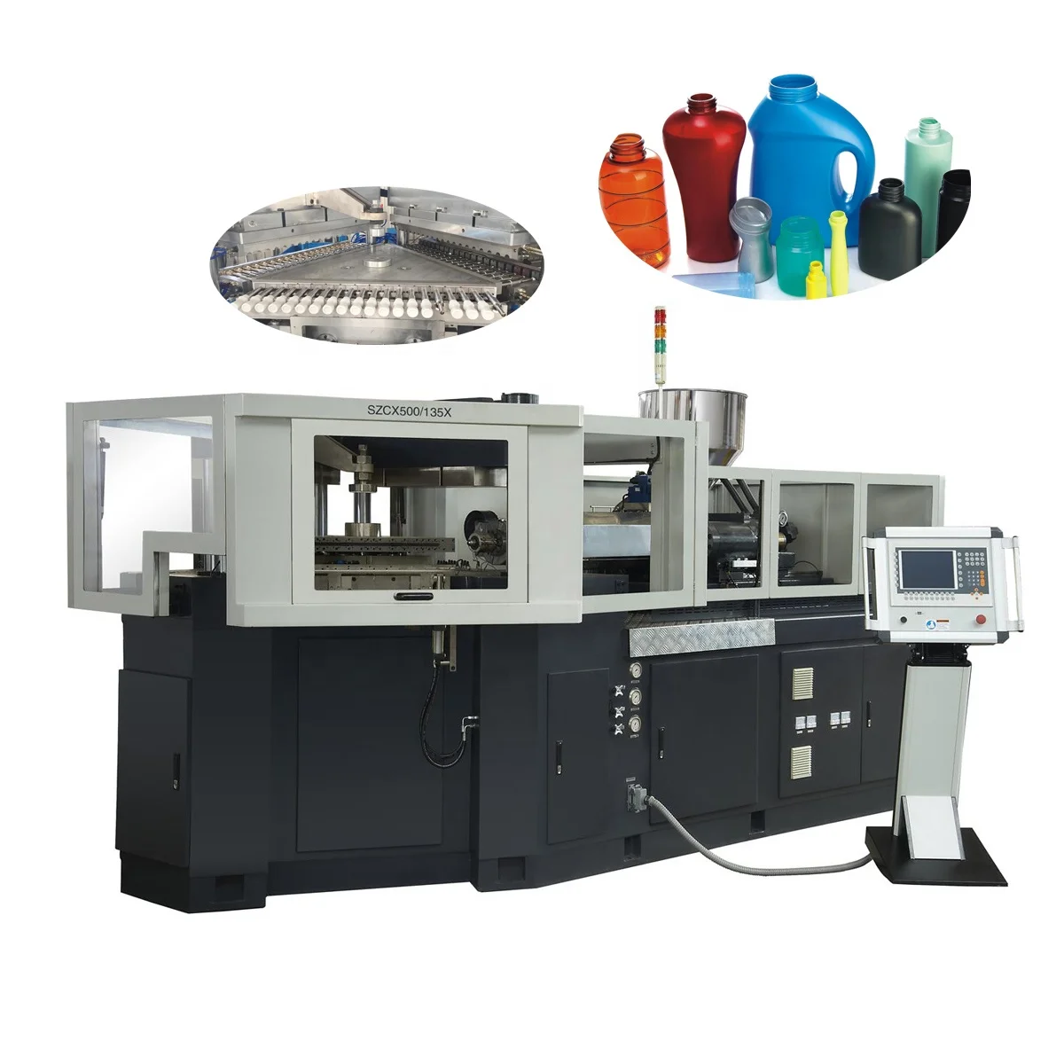 China high quality high Productivity injection blow molding machine for PP,PE bottle making