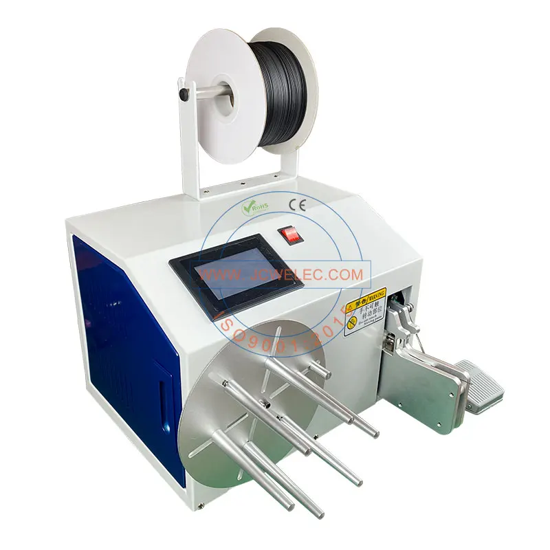 JCW-WB01N Series high efficiency semi-automatic wire cable tying winding machine/coil tie machine