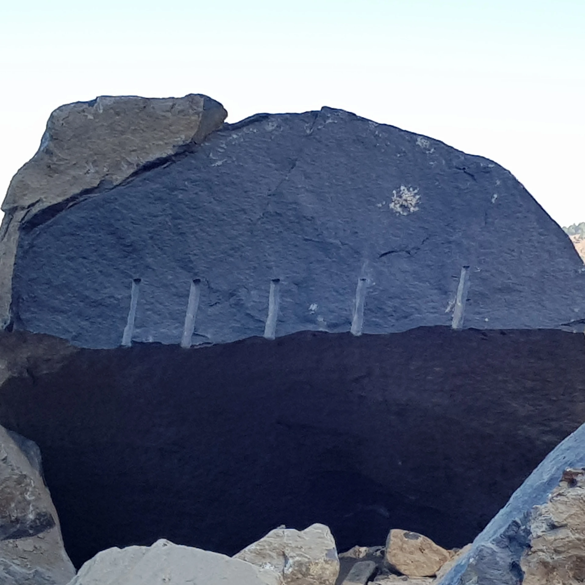 
Absolute Black Granite Raw Blocks in Bulk 