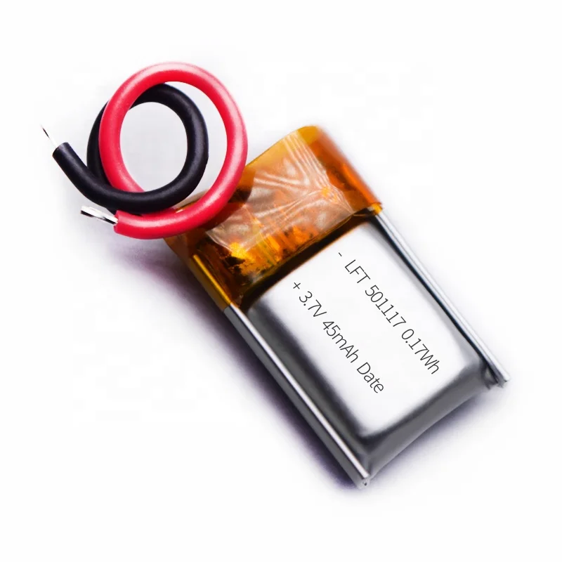 JHXNY China  manufacturer  small rechargeable lithium ion battery 501117 3.7V 45mAh 15C for mini drone