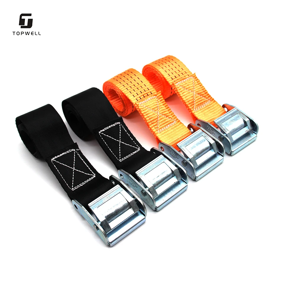 Ремень с пряжкой для камеры, зажим для груза из полиэстера, 2 дюйма, 50 мм, Железная пряжка, сила тяги 1100 кг