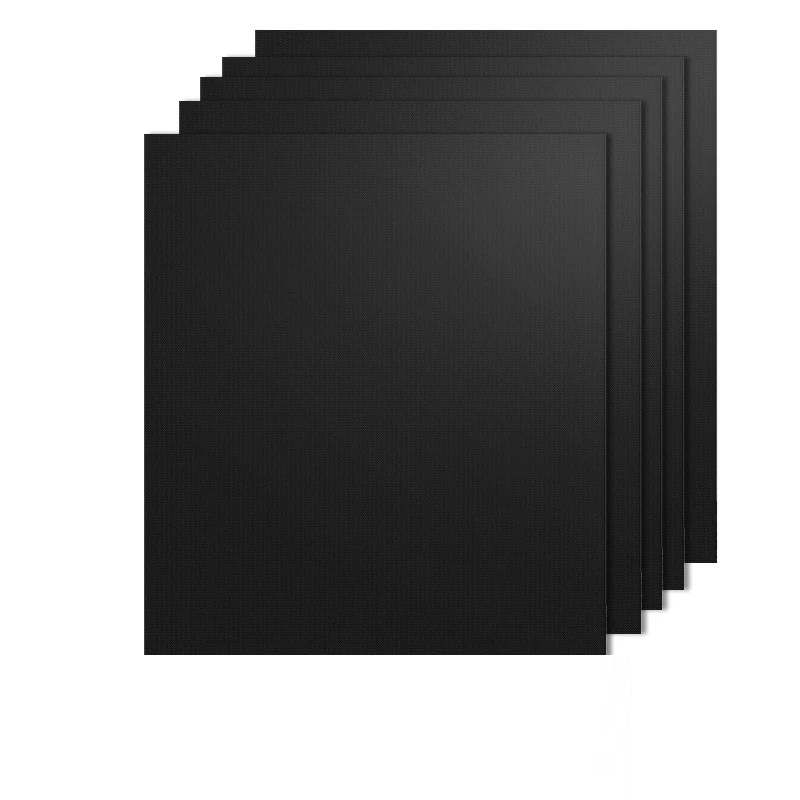 BBQ Accessories Reusable Non-stick PTFE Oven Liner 0.4mm thick barbecue mat Oil brush clip tong BBQ grill mat set