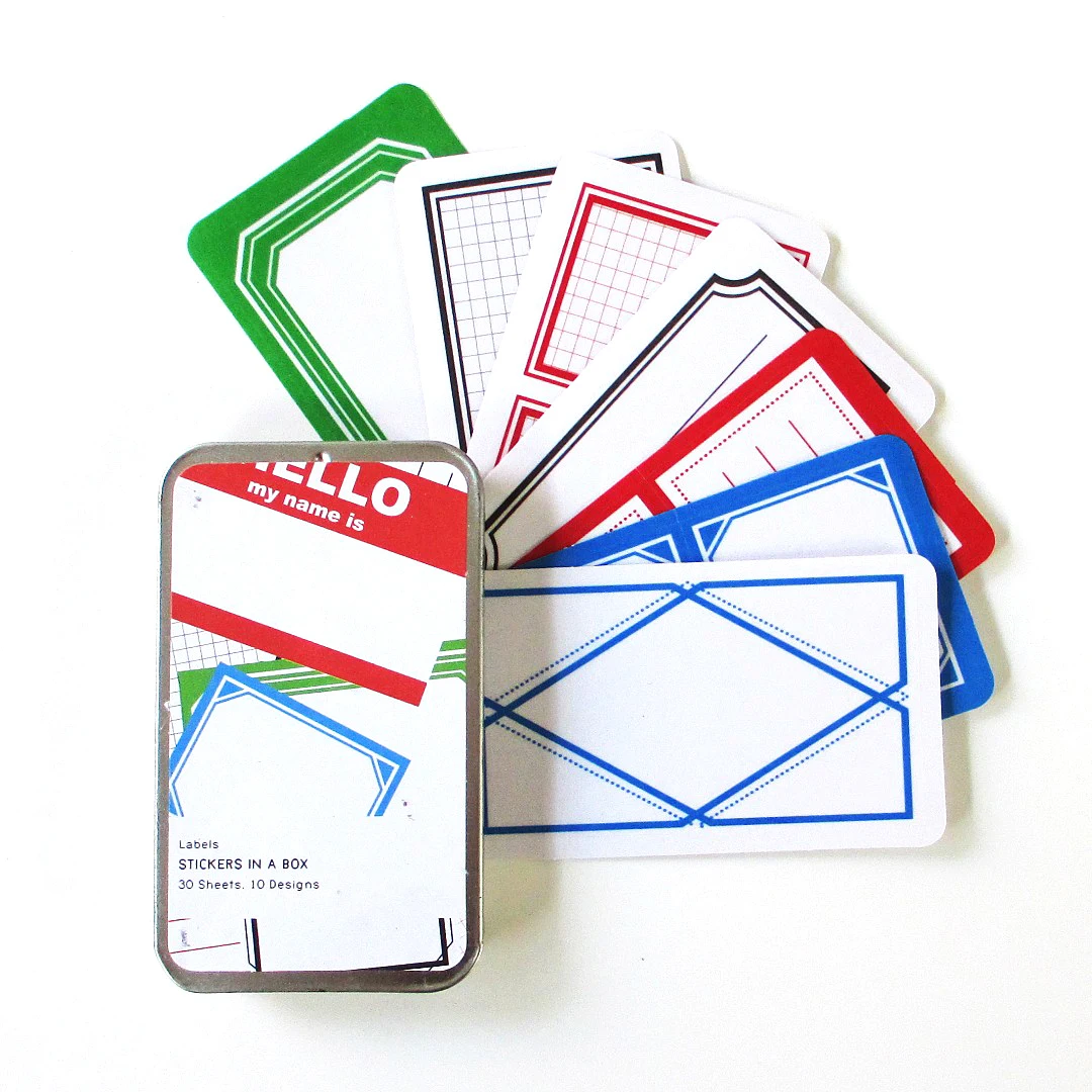 Custom Funny Kids Sticker Labels With Gift Box Packing Themed Party  School Office  Stickers  Name Tags Badge Stickers