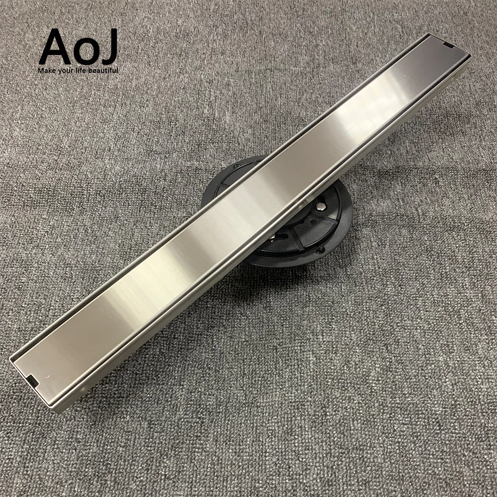 600mm north america standard quick drainage bathroom and balcony long shower floor drain