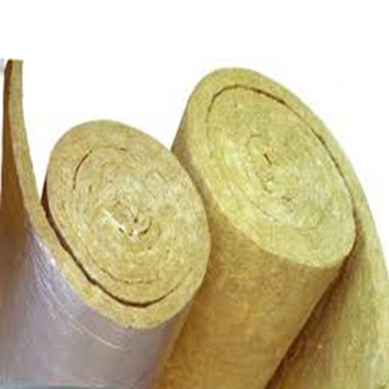 High Standard Insulated Basement Wall 60kg /m3 Rock Wool Blanket/roll/felt High Quality Building Materials