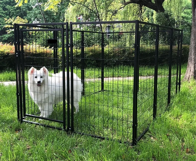 Large and Small Dog Cage Medium Metal Fence Dog Isolation Fence Wire Mesh Pet Fence