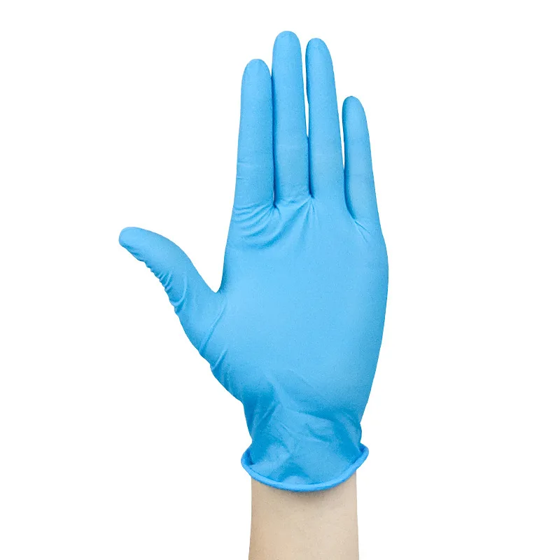 Pure Nitrile Examination Gloves Thickened protection Waterproof Household Medical Anti-slip Disposable