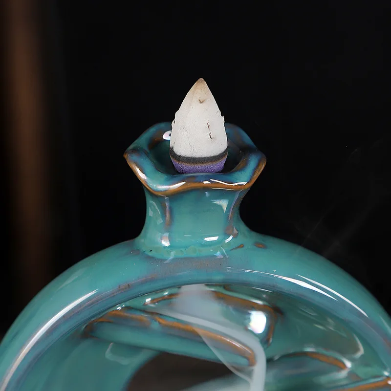 New Custom Factory Exquisite Ceramic Portable Home Incense Stick Holder Luxury Incense Burner