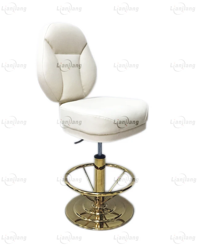 Высокое качество, новая модель, кресла для казино в виде покера с регулируемым металлическим основанием, стул для казино, деревянный барный стул, барный стул