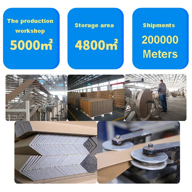Transport Carton Paper Tube 9 Mm Shipping Box Edgeboard 25 Pallet Edge Guards Buckle and Corner Protectors for Boxes